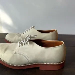 Walk Over Men\'s Ivory Suede Leather Saddle Shoes Walk-Over Men main image 3